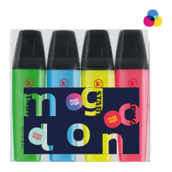 SET DE 4 SURLIGNEURS PERSONNALISÉS STABILO® 'BOSS ORIGINAL'