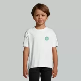 TEE SHIRT PUBLICITAIRE ENFANT 'IMPERIAL' BLANC 190 GR/M²