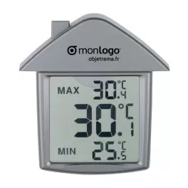 THERMOMETRE AVEC VENTOUSE REVERSIBLE 'THERMOHOUSE'