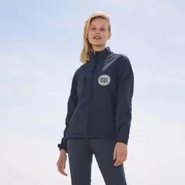 VESTE PUBLICITAIRE ZIPPÉE SOFTSHELL FEMME 'RELAX' 340 GR/M²