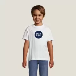 TEE SHIRT BLANC PUBLICITAIRE ENFANT 'REGENT KIDS' 150 GR/M²