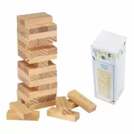 JEU DE CONSTRUCTION PUBLICITAIRE EN BOIS 'TURM'