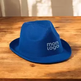 CHAPEAU PUBLICITAIRE COLORÉ SANS BANDEAU 'BRAZ' 
