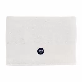 SERVIETTE DE TOILETTE PERSONNALISÉE BLANC 50x100 CM 'ISLAND'