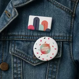 BADGE AIMANTÉ PERSONNALISABLE 'MAGNETO'