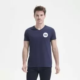 TEE SHIRT HOMME PUBLICITAIRE COL V 'IMPERIAL V'