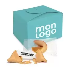 BOÎTE DE 2 FORTUNE COOKIES PERSONNALISÉS 'CITA'
