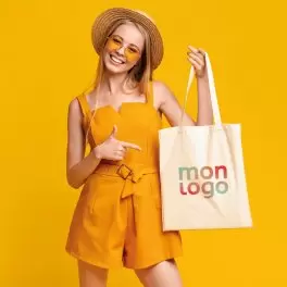 SAC COTON SOUFFLET 140G PERSONNALISABLE 'LARGO'