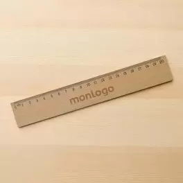 REGLE EN BOIS PERSONNALISABLE 20 CM 'REGLA'