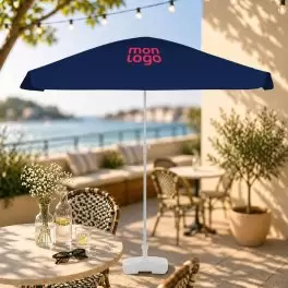 PARASOL CARRE PERSONNALISABLE 'BEACHCALOR VOLETS'