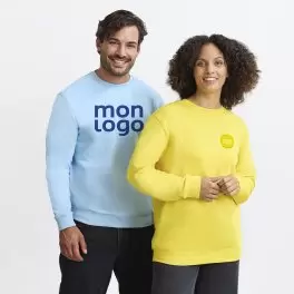 SWEAT SHIRT MIXTE COL ROND PERSONNALISABLE 'MORALIE 2.0'