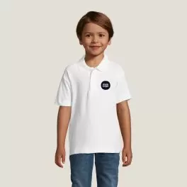POLO BLANC PUBLICITAIRE ENFANT 'SUMMER KIDS' 170 GR/M²