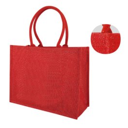 Mini sac shopping promotionnel en toile de jute
