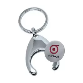 PORTE CLÉS AVEC JETON 'EUROMÉTAL PLUS'