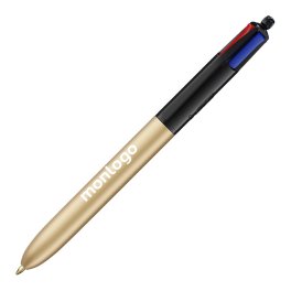 stylo bic 4 couleurs pastels publicitaire personnalisé pmp diffusion