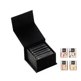 COFFRET PUBLICITAIRE DE 6 CARRÉS DE CHOCOLAT 5G ASSORTIS LPPC® 'CACAO'