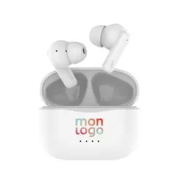 ÉCOUTEURS BLUETOOTH® PERSONNALISÉS AKASHI® 'SOLIN'