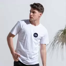 TEE SHIRT BLANC PERSONNALISABLE MIXTE 'NAYA' 150G/M²