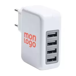 ADAPTATEUR USB PUBLICITAIRE 4 PORTS 'FOURCE'
