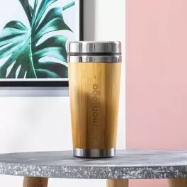 MUG ISOTHERME EN BAMBOU PUBLICITAIRE 'AMABILIS'
