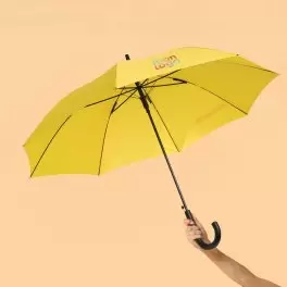 PARAPLUIE PUBLICITAIRE AUTOMATIQUE TEMPÊTE MANCHE CANNE 'GLASSON'