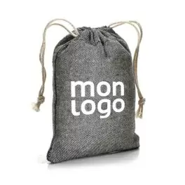 POCHETTE PERSONNALISÉE EN COTON 'SAKOULA RECYCLÉ' 150 GR/M²