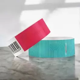BRACELET TYVEK® EN PAPIER PERSONNALISABLE 'GUEST 2.5 QUADRI'