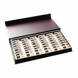 COFFRET PERSONNALISÉ DE 48 CARRÉS DE CHOCOLAT LPCC® 'TENTATION'