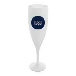 FLÛTE À CHAMPAGNE PERSONNALISÉE RÉUTILISABLE 'CUPCHAMP' 14 CL