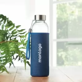 BOUTEILLE EN VERRE/NEOPRENE PUBLICITAIRE 'BOCA DENIM'