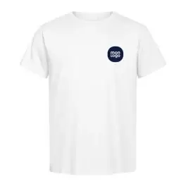 TEE SHIRT PERSONNALISÉ BLANC HOMME PROMODORO® 'NAVE BIO' 180 GR/M²