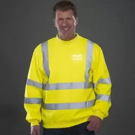 SWEAT HAUTE VISIBILITÉ PERSONNALISÉ YOKO® 'GUIDO' 