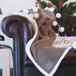 PLAID PERSONNALISÉ EN POLAIRE 'CHILL'