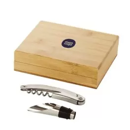 COFFRET À VIN PERSONNALISÉ 2 PIÈCES 'MINI CAJA'