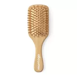 BROSSE À CHEVEUX PERSONNALISÉE EN BAMBOU 'SPAZZOLA'