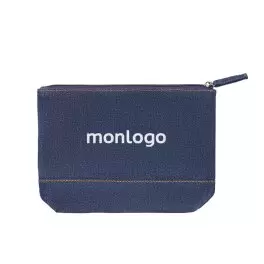 TROUSSE DE TOILETTE PERSONNALISÉE EN DENIM 'GENOA POUCH' 