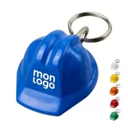 PORTE CLÉS PERSONNALISÉ EN FORME DE CASQUE DE CHANTIER 'KASKI'