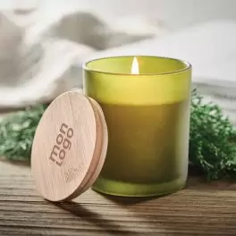 BOUGIE PERSONNALISÉE EN CIRE VÉGÉTALE 'CAPRI'