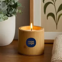 BOUGIE PERSONNALISÉE EN CIRE VÉGÉTALE 'LARINO'