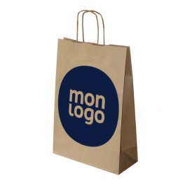 Sac en papier avec logo discount