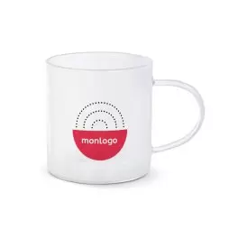 MUG VERRE 300ML PERSONNALISABLE 'ACTYVO'