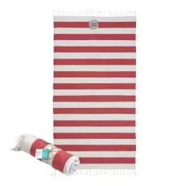 PAREO/FOUTA PERSONNALISABLE 'HORTENSE 180 RPET RAYE'