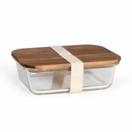 LUNCH BOX VERRE 1L PERSONNALISABLE 'PENNE ACACIA'