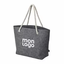 SAC DE PLAGE PERSONNALISABLE EN FEUTRINE RPET 'TALMOS'