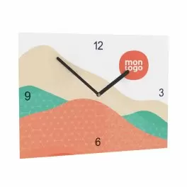 HORLOGE MURALE PERSONNALISABLE 'HAROE RECTANGLE'