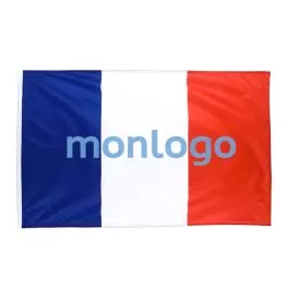 DRAPEAU FRANCAIS PERSONNALISABLE 90X140 CM 'PATRIOTA'