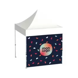 MUR PERSONNALISABLE POUR TENTE POPUP 3X3 'TELTA'