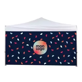 MUR PERSONNALISABLE POUR TENTE POPUP 6X3 'TELTA'