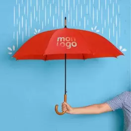 PARAPLUIE PUBLICITAIRE MANCHE CANNE 'DUNDEEMET'