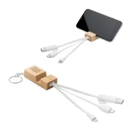 PORTE CLES CABLES PERSONNALISABLE 'MIDIA'